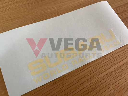 'Subaru World Rally Team' Fog lamp Cover Decal to suit Subaru Impreza WRX GDA / GDB - Vega Autosports