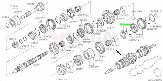 Synchro / Baulk Ring Reverse To Suit Nissan 350Z 370Z Infiniti G35 G37 32631-Cd000 Gearbox And