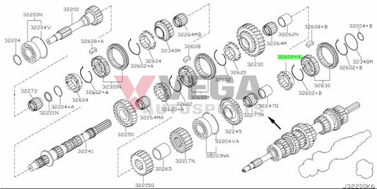 Synchro / Baulk Ring Reverse To Suit Nissan 350Z 370Z Infiniti G35 G37 32631-Cd000 Gearbox And