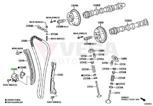 Timing Chain Tensioner G16E-GTS to suit Toyota GR Yaris / Corolla 13540-18010 - Vega Autosports