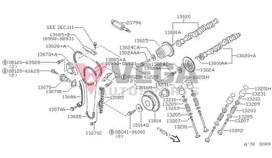Timing Chain Tensioner (Sr20) To Suit Nissan Silvia S13 / S14 S15 P11 N14 N15 13070-2J203 Engine