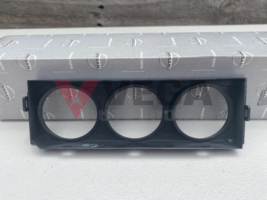 Triple DIN Gauge Escutcheon Assembly to suit Nissan Skyline R33 GTR - Vega Autosports