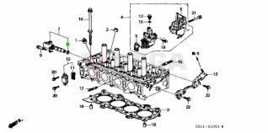 Vtec Oil Control Valve O-Ring To Suit Honda K-Series Engine 15832-Pna-023
