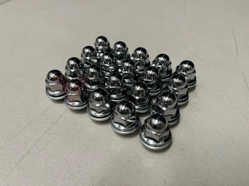 Wheel Nut Set (20-Piece) To Suit Mitsubishi Lancer Evolution 5 - 10 Cp9A Ct9A Cy4A Brakes