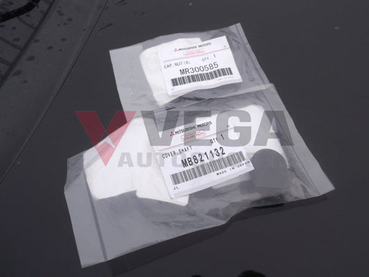 Wiper Arm Cap Set (Rhs & Lhs) To Suit Mitsubishi Lancer Evolution 4 / 5 6 Mr300585 Mb821132 Exterior