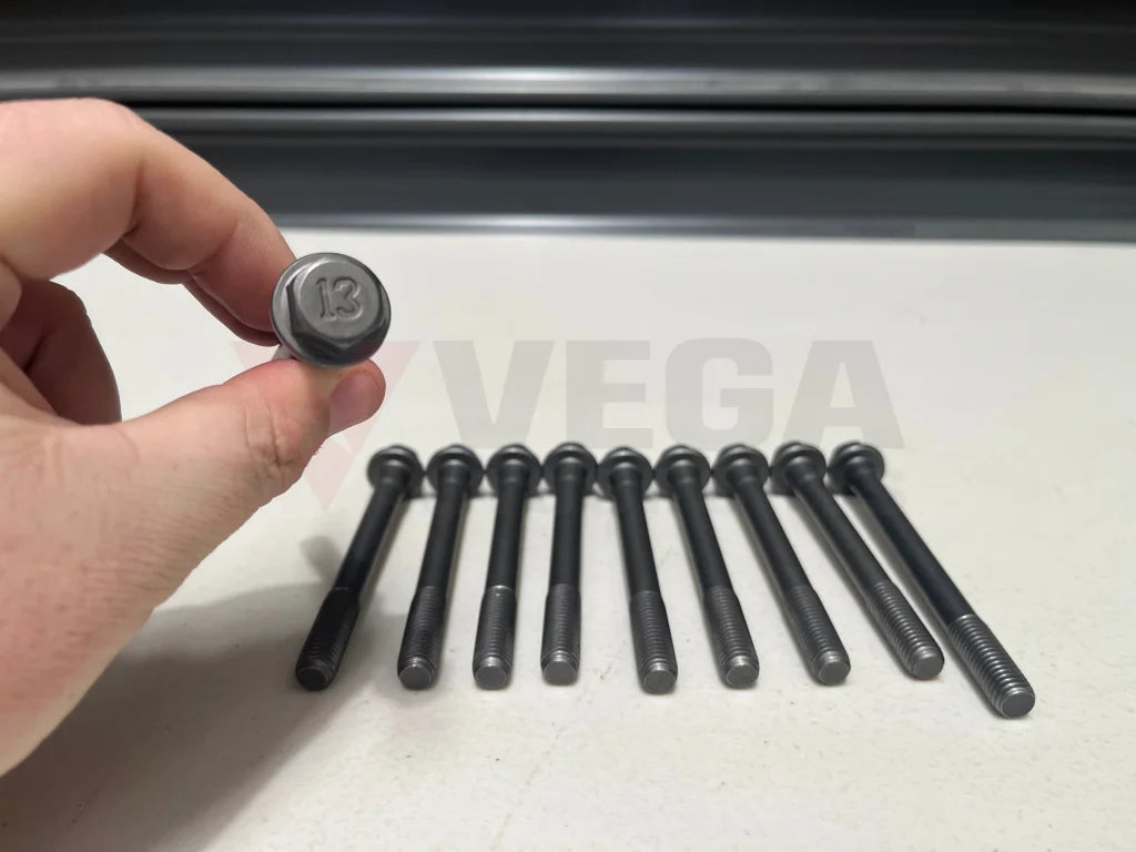 13T Cylinder Head Bolt Set (10-Piece) To Suit Datsun 1200 B110 B310 A12 A14 A15 Engine