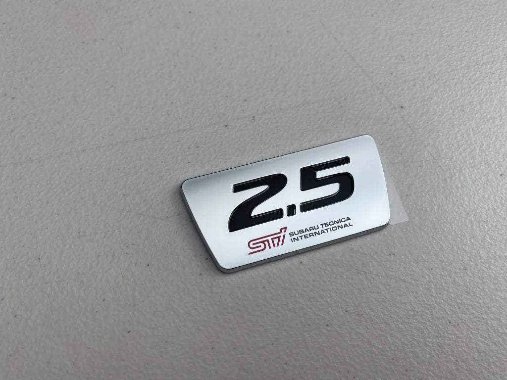 2.5 Sti Emblem To Suit Subaru Forester Sg9 Emblems Badges And Decals