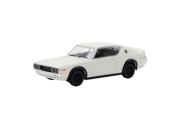 Skyline GT-R (KPGC110) White 1/64 Scale Diecast Model KWAM003029