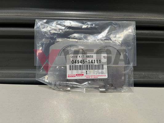 4 Pot Front Caliper Shim Kit To Suit Toyota Supra Jza80 04945-14111 Brakes