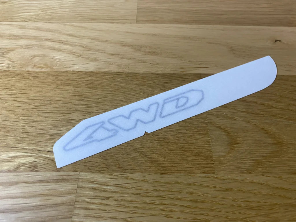 4Wd Decal To Suit Mitsubishi Galant / Legnum Ec5A Ec5W Emblems Badges And Decals