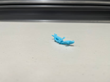 Genuine Mitsubishi Drip Mould Clip (Blue) To Suit Lancer Evolution 2 / 3 4 5 6 6.5 Mb814154 Exterior