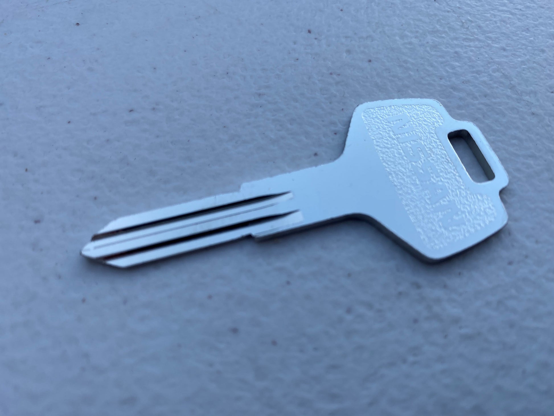 OEM Nissan Metal Key Blank Uncut Master Spare to suit R32 / R33 Skyline, S13/ S14 Silvia, 180SX, 300ZX - Vega Autosports