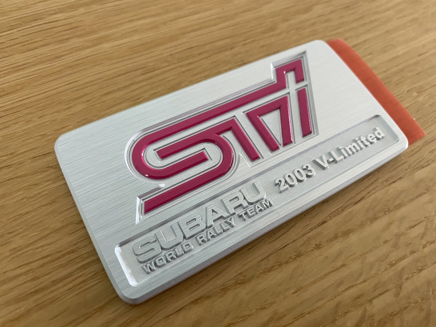 Rear Boot Lid Badge Emblem to suit Subaru Impreza 2003 V-Limited GDB - Vega Autosports
