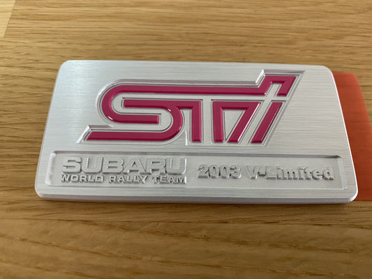 Rear Boot Lid Badge Emblem to suit Subaru Impreza 2003 V-Limited GDB - Vega Autosports