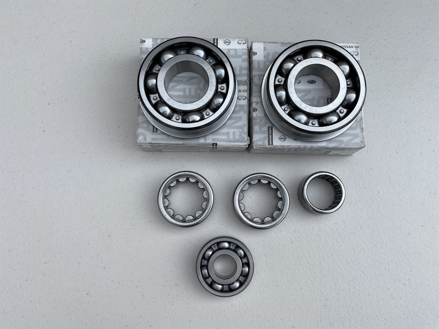 Gearbox Main shaft and Counter shaft Bearing Set (6-piece) to suit Nissan Skyline R32 / R33 GTR RB26, RB25 and Z32 Gearbox - Vega Autosports