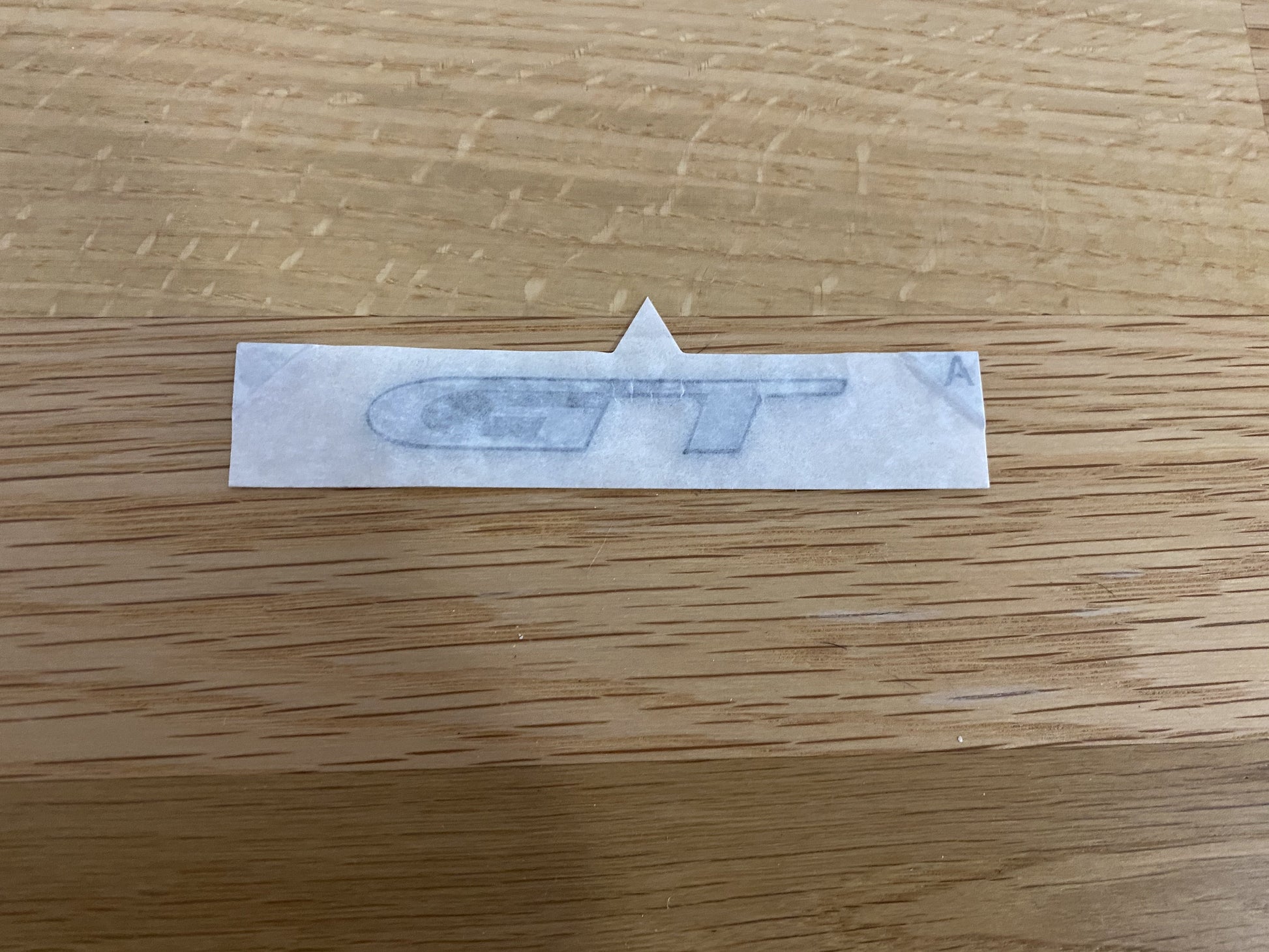 'GT' Boot Emblem to suit Nissan Skyline R34 GT - Vega Autosports