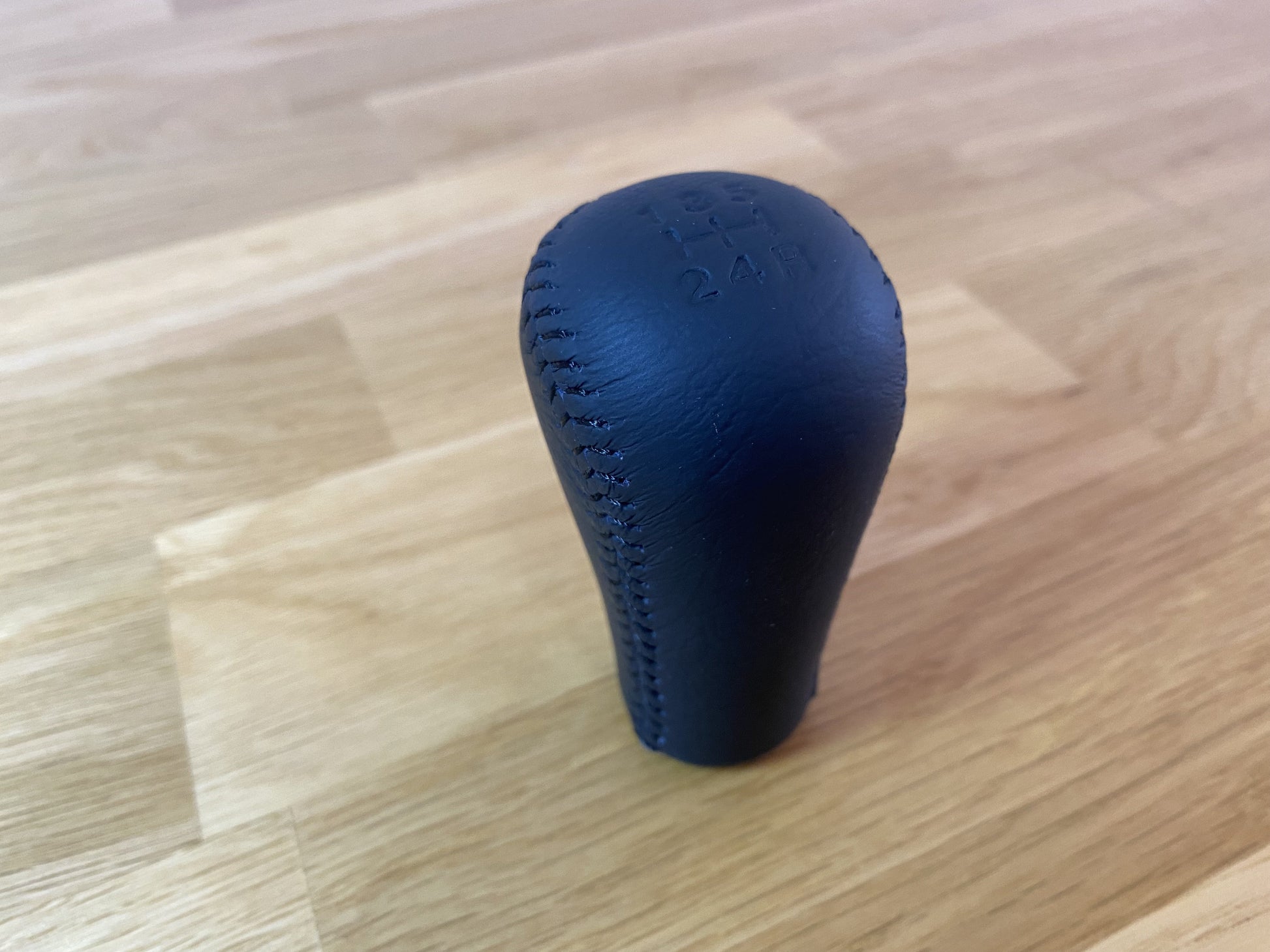 Black Leather Shift Knob To Suit Mazda Rx7 93-02 Fd3S Gearbox And Transmission