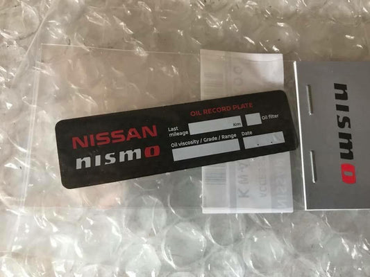 Genuine Nismo Oil Change Carbon Plate - Vega Autosports