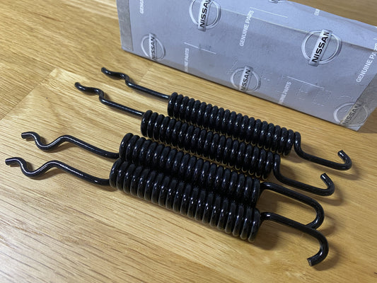Front Brake Shoes Return Spring Set (4-Piece) To Suit Datsun 1200 Ute 10.1975 - 10.1989 Brakes
