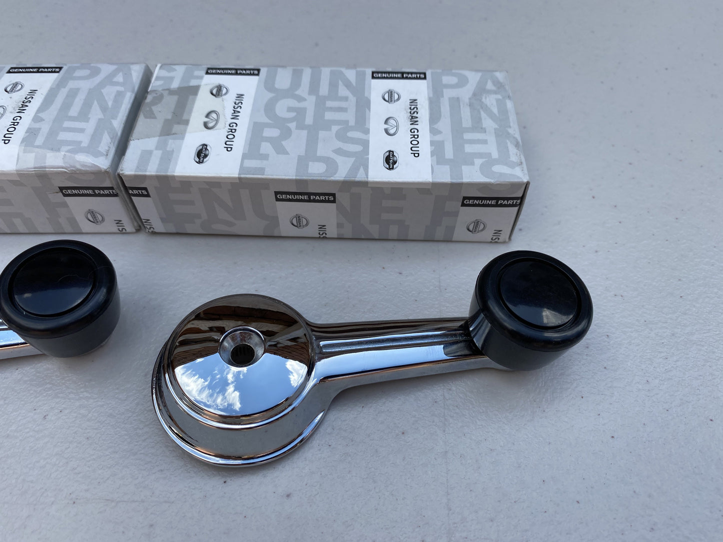 Window Regulator Handle Set (Black) to suit DATSUN 1200 B110 Ute Sunny - Vega Autosports
