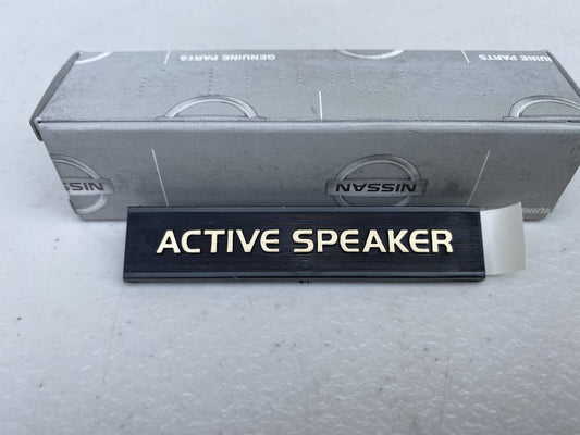 Genuine Nissan 'Active Speaker' Rear Speaker Emblem to suit Nissan Skyline R32 Models / Silvia S13 / 180SX - Vega Autosports