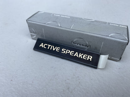 Genuine Nissan 'Active Speaker' Rear Speaker Emblem to suit Nissan Skyline R32 Models / Silvia S13 / 180SX - Vega Autosports