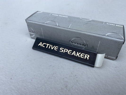 Genuine Nissan 'Active Speaker' Rear Speaker Emblem to suit Nissan Skyline R32 Models / Silvia S13 / 180SX - Vega Autosports