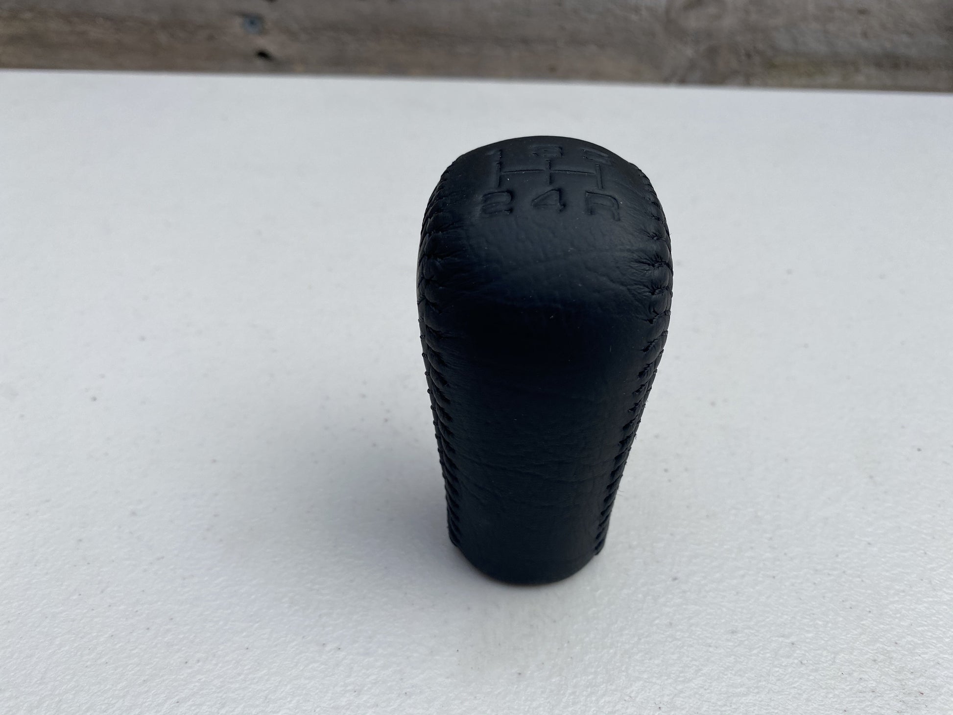 OEM Weighted Leather Shift Knob to suit Mitsubishi Lancer Evolution 4 / 5 (5-Speed M10x1.25) - Vega Autosports