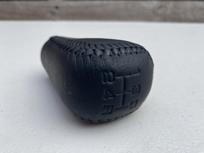 OEM Weighted Leather Shift Knob to suit Mitsubishi Lancer Evolution 4 / 5 (5-Speed M10x1.25) - Vega Autosports