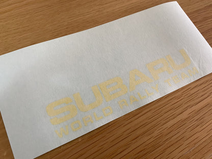 'Subaru World Rally Team' Fog lamp Cover Decal to suit Subaru Impreza WRX GDA / GDB - Vega Autosports
