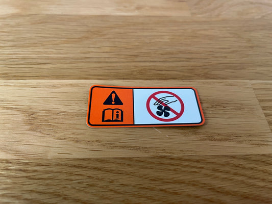 Decal Caution Danger To Suit Mitsubishi Lancer Evolution 7 / 8 9 10 Ct9A Ct9W Emblems Badges And