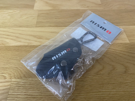 Nismo Key Ring Case Carbon Leather - Premium Genuine Nissan Merchandise