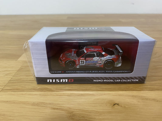 Genuine Nismo Xanavi Gt-R (#23 Jgtc 2003) Model 1/64 Scale Nissan Merchandise