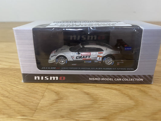 Genuine Nissan Craftsports Motul Gt-R (#3 Super Gt Gt500 2018) 1:64 Scale Merchandise