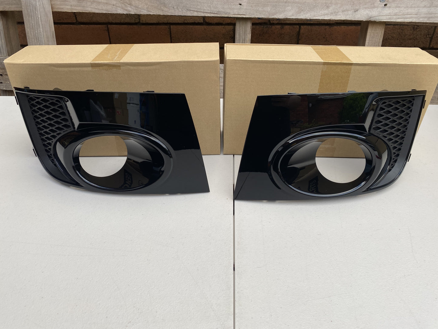 Fog Light Bezel Cover Set RHS / LHS to suit Subaru Impreza WRX STi GV GR 2011-2014 - Vega Autosports