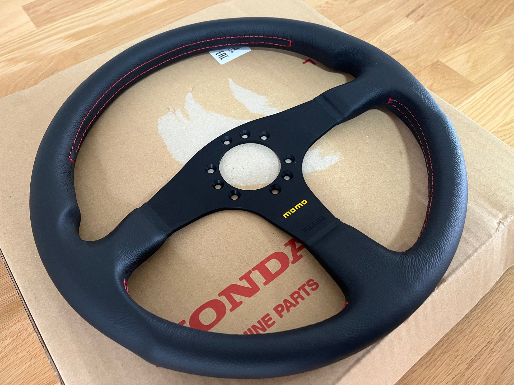 Steering Wheel (Red Stitch) To Suit Honda Nsx Na1 Nsx-R And Suspension