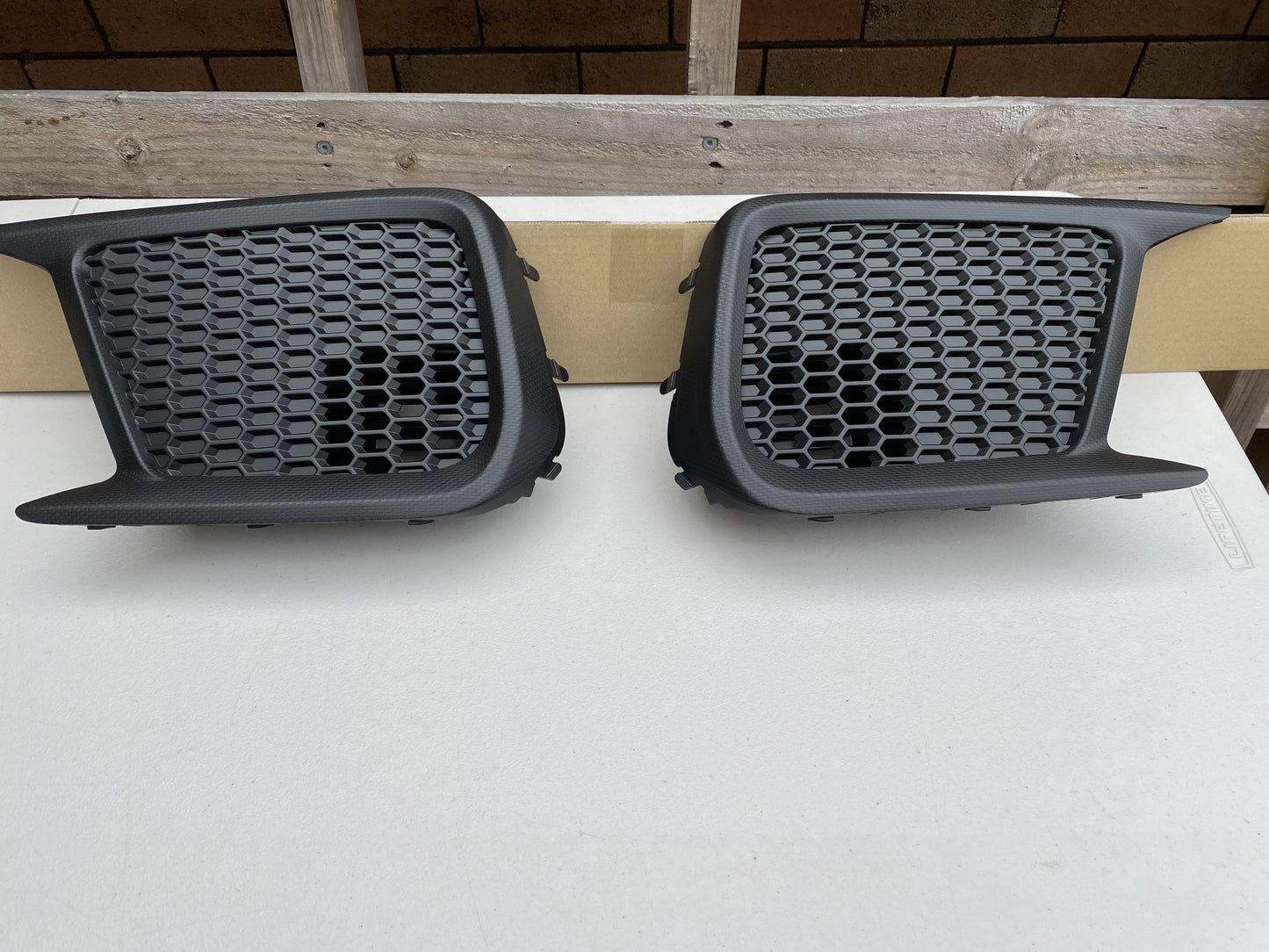 Front Fog Light Bezels Left Right Set to suit Subaru WRX STI VA 2018-2020 - Vega Autosports