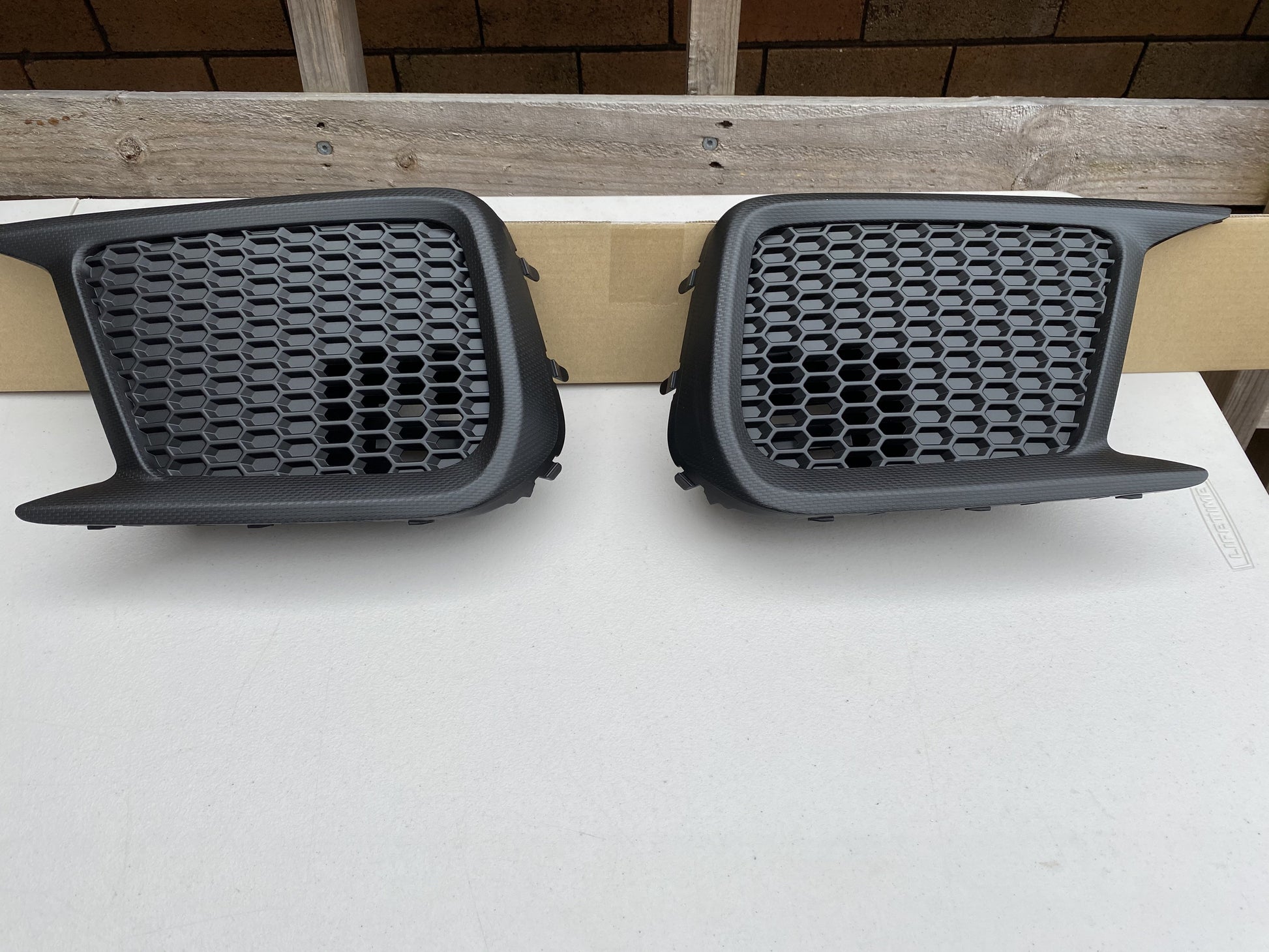 Front Fog Light Bezels Left Right Set to suit Subaru WRX STI VA 2018-2020 - Vega Autosports