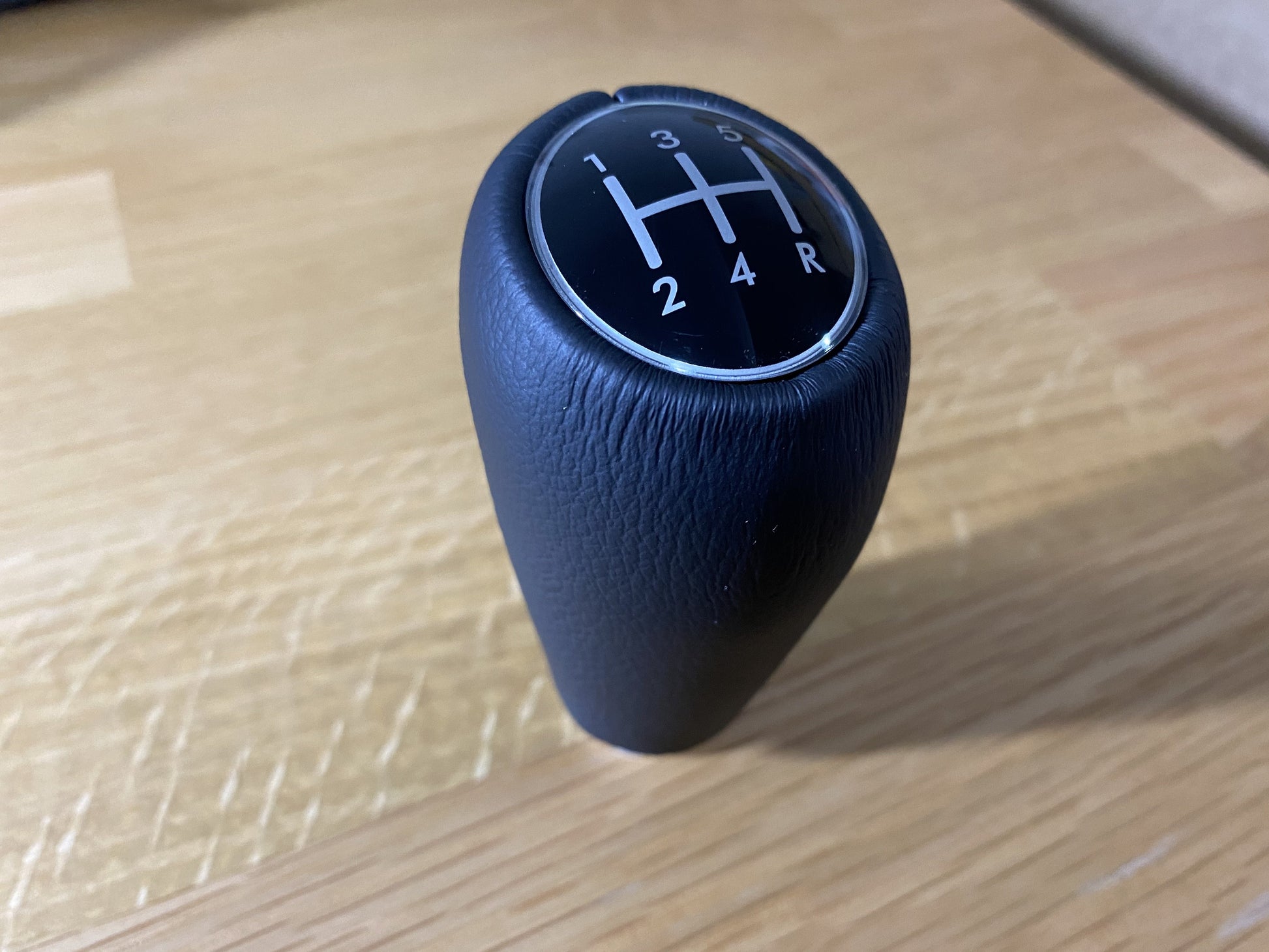 Leather Shift Knob 5 MT to suit Subaru Impreza WRX STi 2008-2020 VA VAB GR GV - Vega Autosports