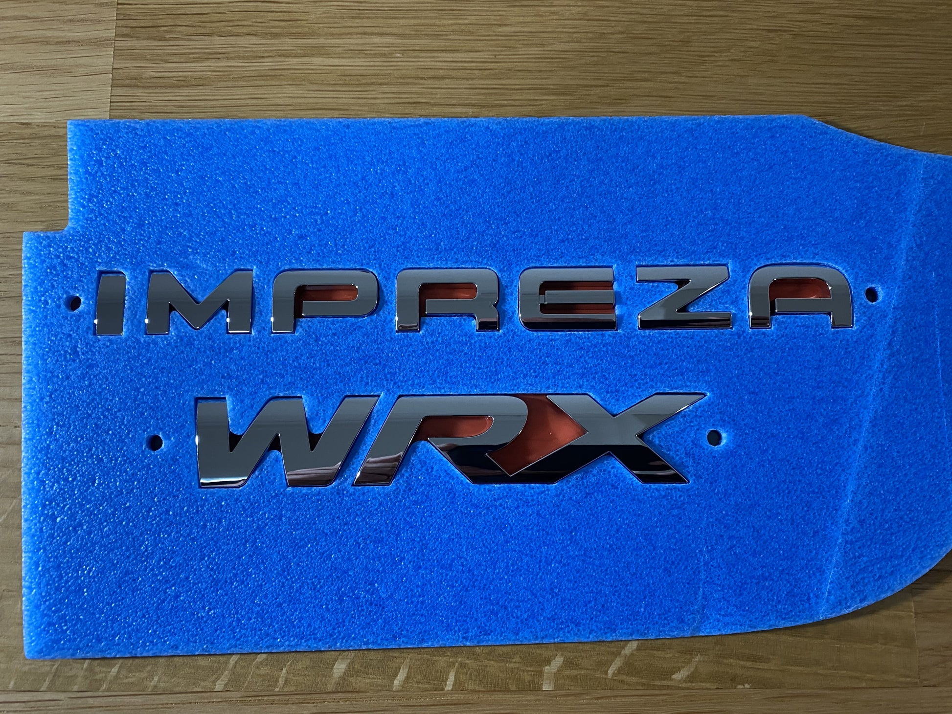 'Impreza WRX' Rear Emblem Set to suit Subaru Impreza WRX 2008-2014 GH - Vega Autosports
