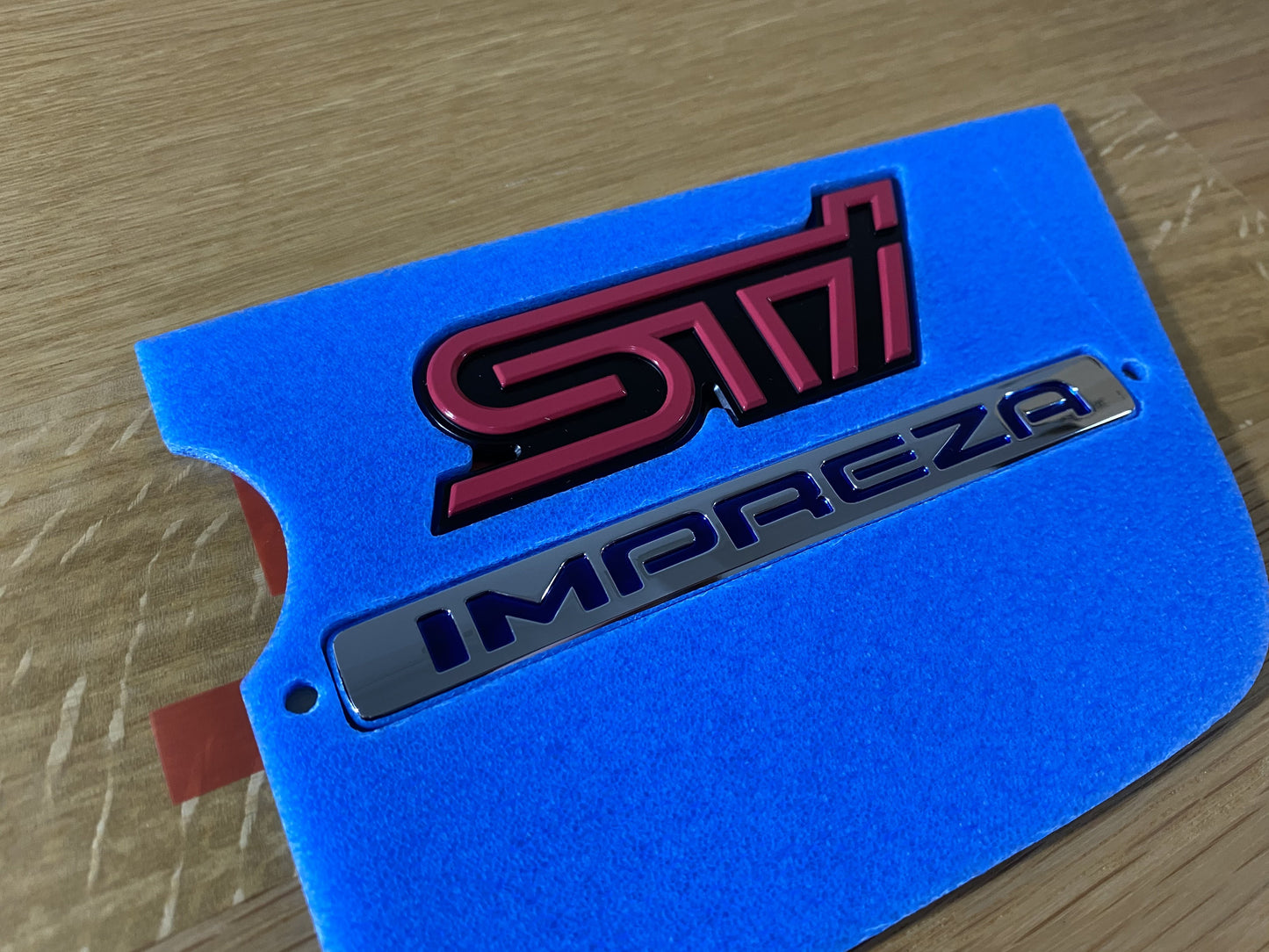 'Impreza STi' Rear Trunk Emblem Badge to suit Subaru Impreza WRX STI 06-07 - Vega Autosports