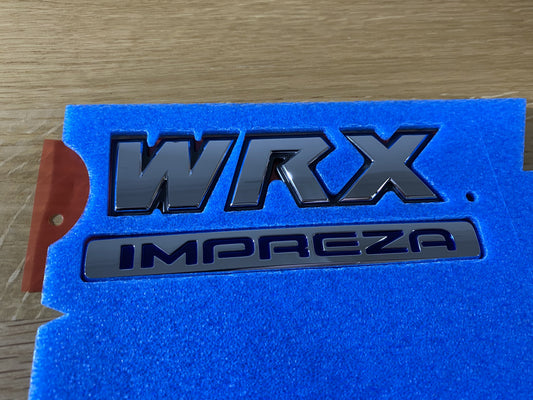 "WRX Impreza" Trunk Emblem to suit Surbaru Impreza WRX 2006-2007 - Vega Autosports