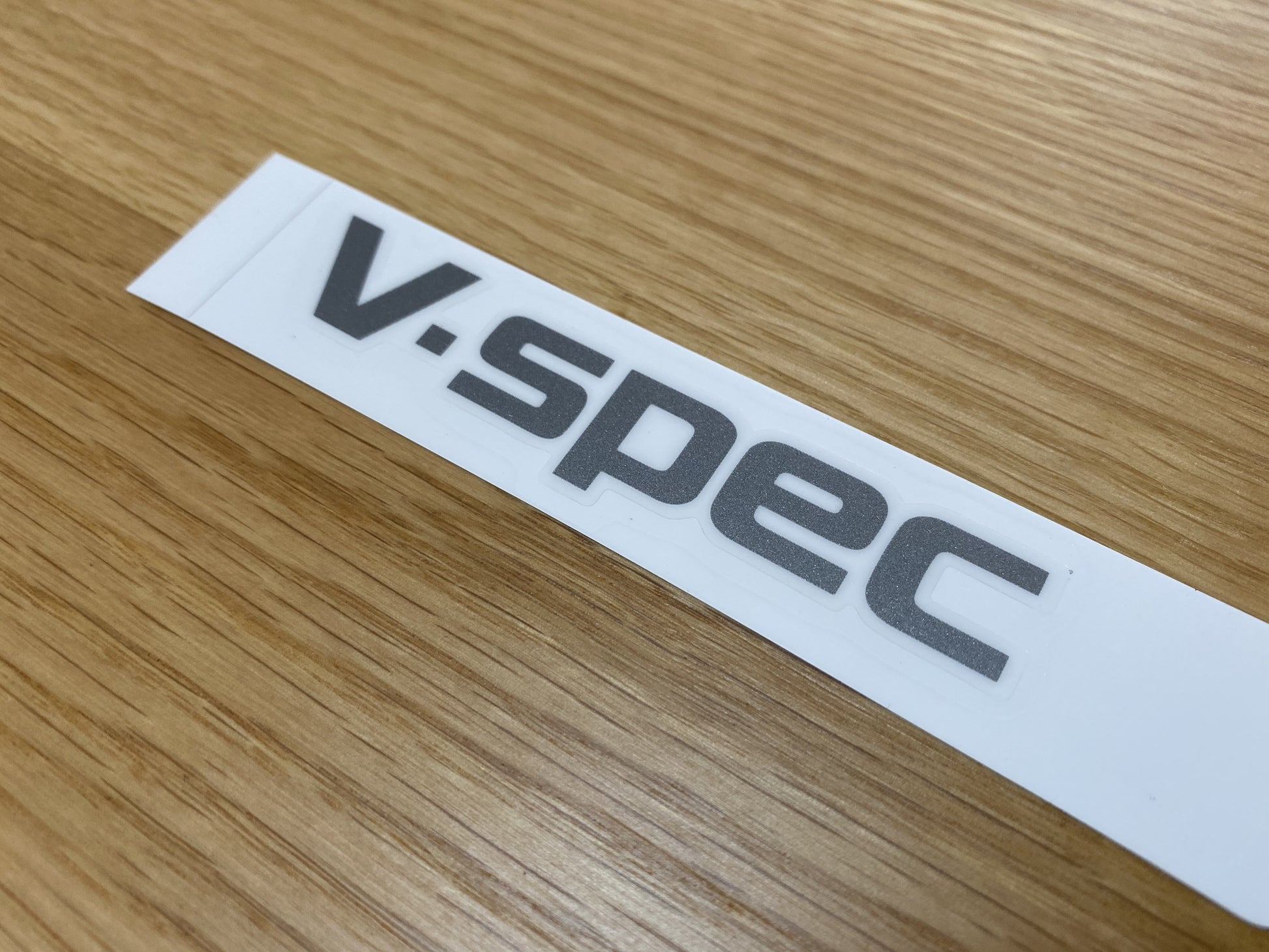 Genuine Nissan V-Spec Rear Trunk Decal to suit Nissan Skyline R33 GTR - Vega Autosports