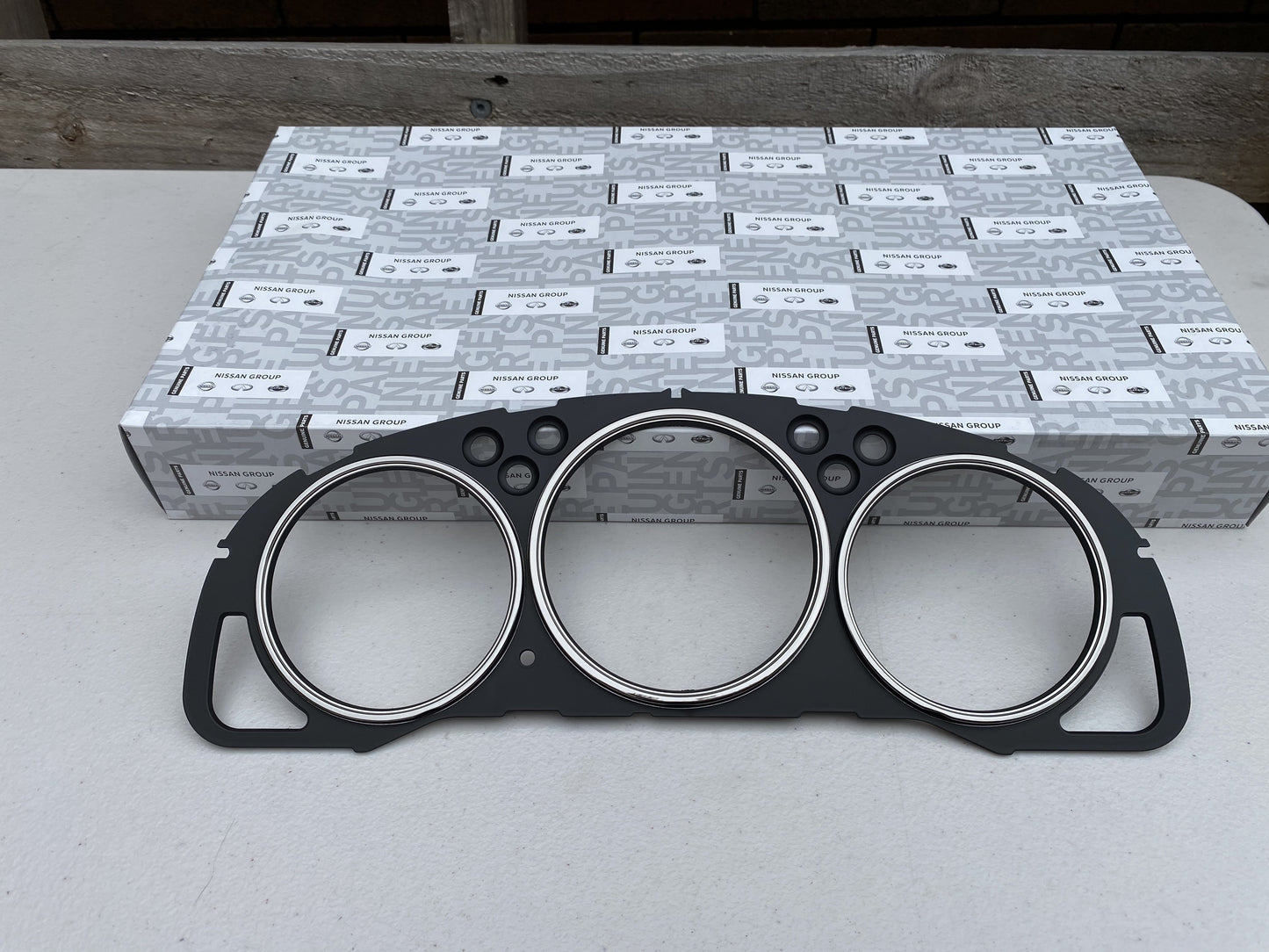 Instrument Cluster Panel (Black, Plated Rings) to suit Nissan Silvia S15 - Vega Autosports