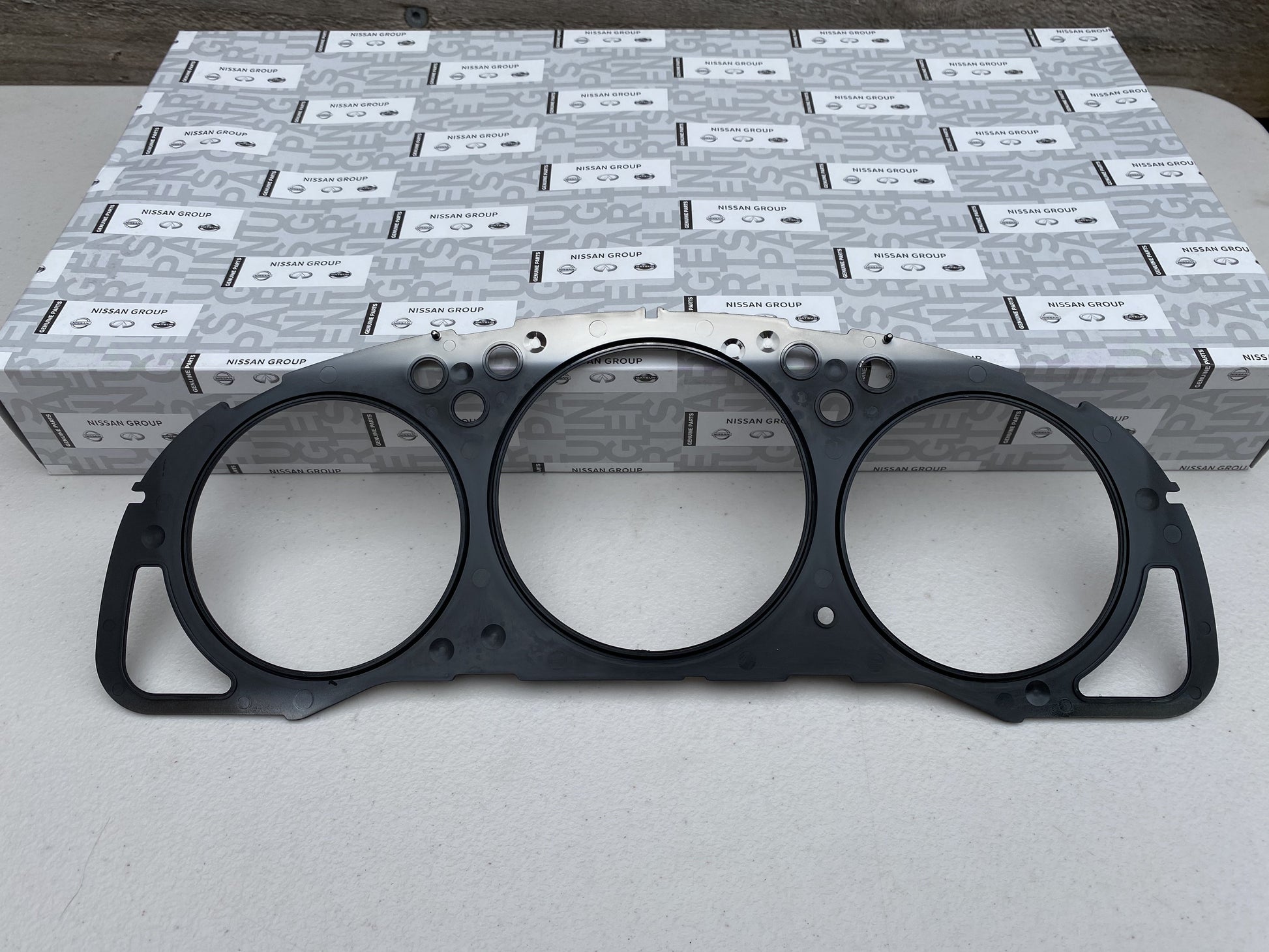 Instrument Cluster Panel (Black, Plated Rings) to suit Nissan Silvia S15 - Vega Autosports