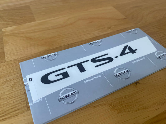 Gts-4 Rear Decal To Suit Nissan Skyline R33 Models 99099-22U04 Emblems Badges And Decals