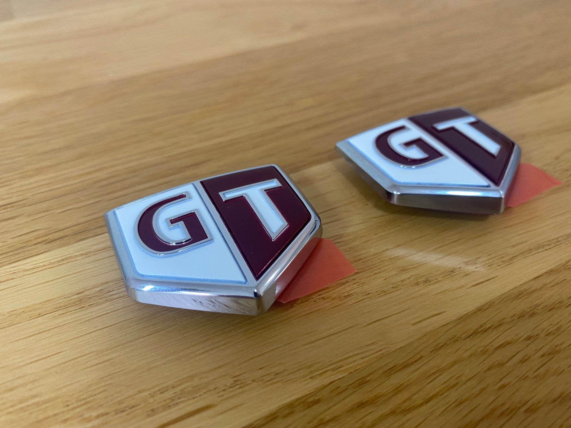 Front Guard / Fender Gt Emblem Set To Suit Nissan Skyline R34 Gt-T Models Emblems Badges And Decals