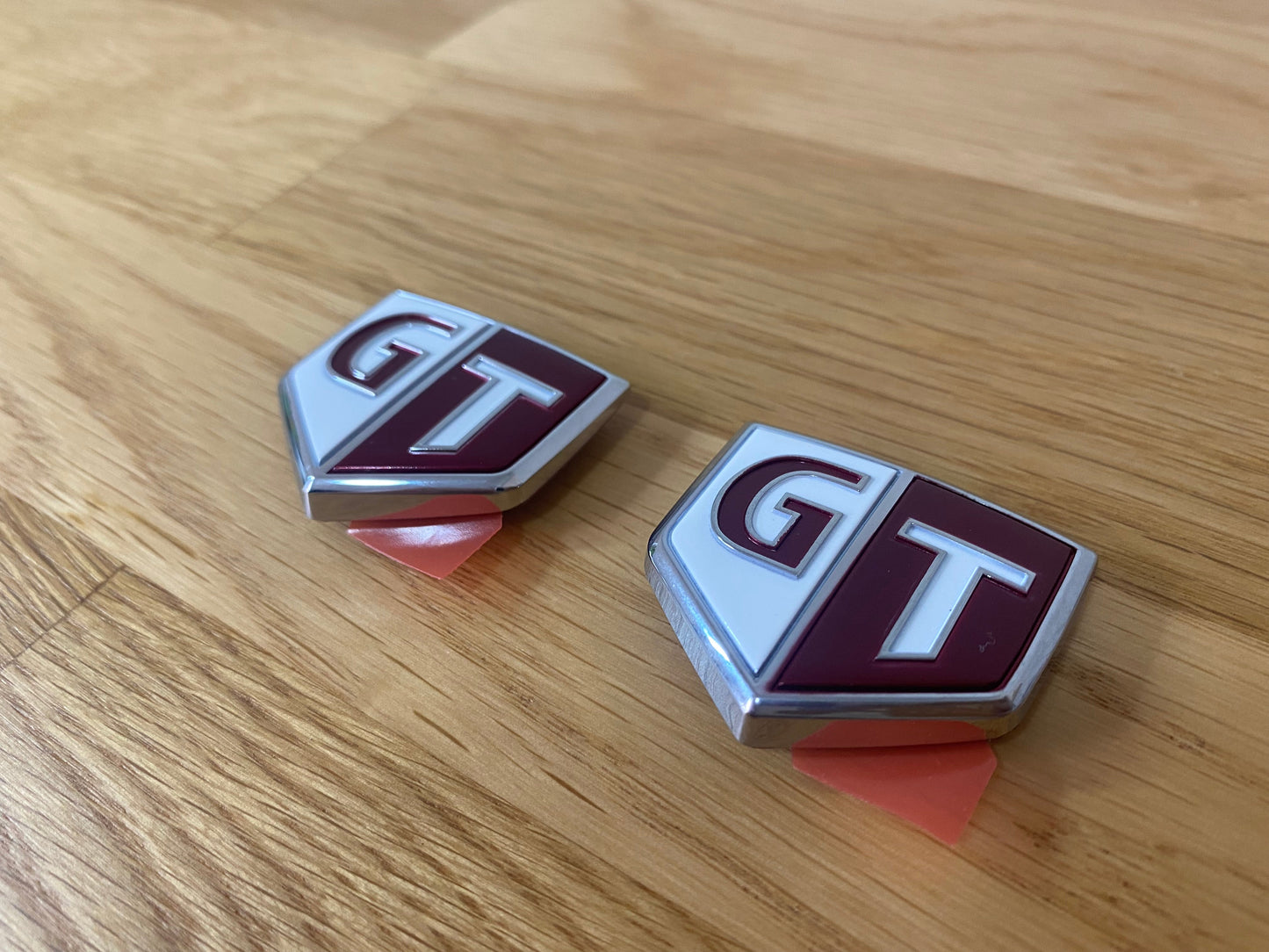 Front Guard / Fender Gt Emblem Set To Suit Nissan Skyline R34 Gt-T Models Emblems Badges And Decals