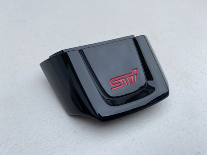 Piano Black Lower Steering Wheel Trim w/ STI Logo to suit Subaru WRX STI VAF - Vega Autosports