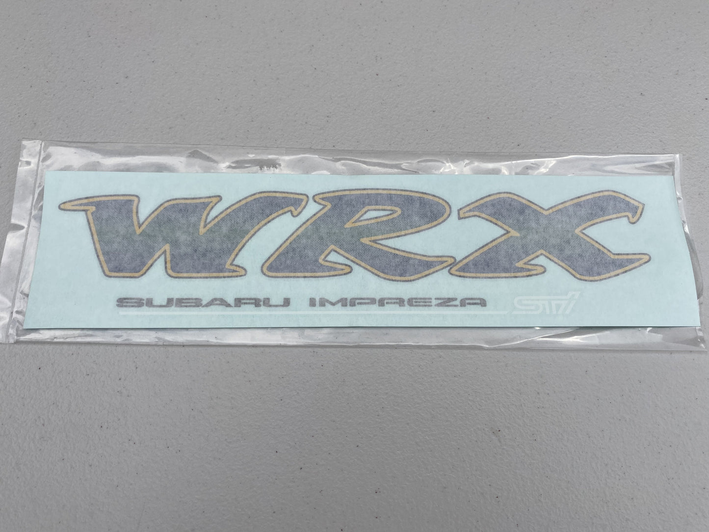 Rear "WRX" Decal Sticker White STi to suit Subaru Impreza GC8 93-01 - Vega Autosports